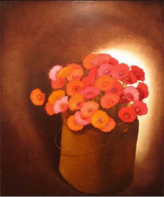 Sample artwork by Rosalyn Gale Powell (1929 - 2007), known for still life, flower paintings - View similar artists and auction records